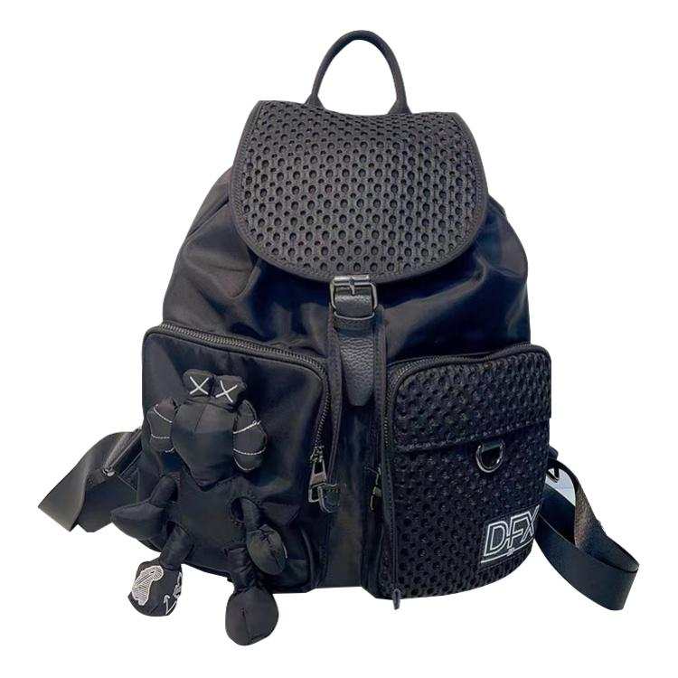 PAYOT PAYOT Fabric Backpack Regular Unisex Black/Denim