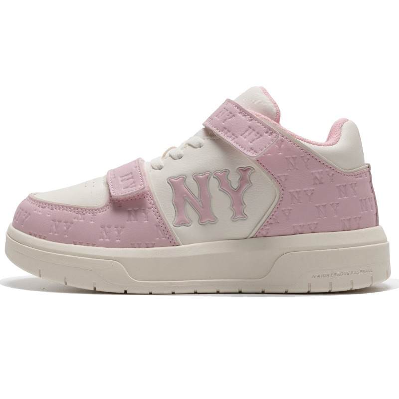 MLB New York Yankees Low top Kids' Skateboarding Shoes Pink Unisex