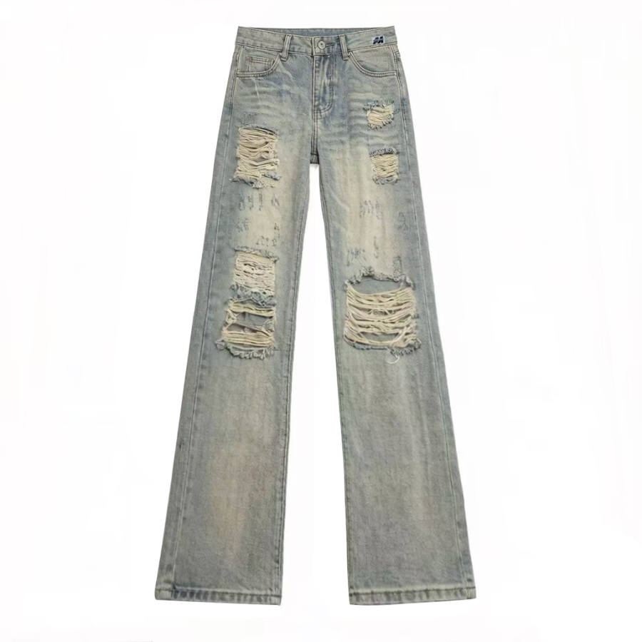 MUSCLETECH MUSCLETECH Jeans Unisex Moderate Ripped Pants
