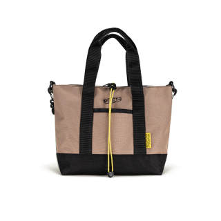 Keen Polyester One Shoulder Handbag Regular Unisex Light Brown Black
