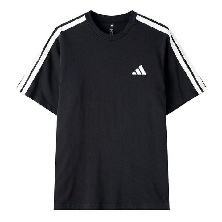Adidas Adidas T Shirts Men's Black Crew Neck Moderate