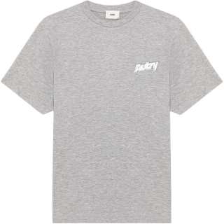 AUTRY T Shirts Men's Dark Gray Mixed Color Crew Neck Moderate