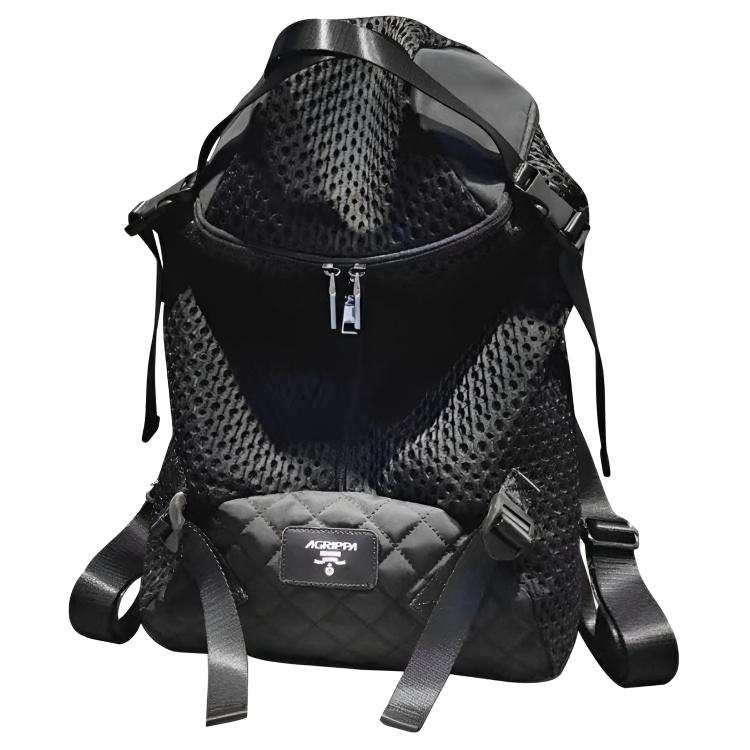 PAYOT PAYOT Fabric, Synthetic Leather Backpack Regular Unisex Black
