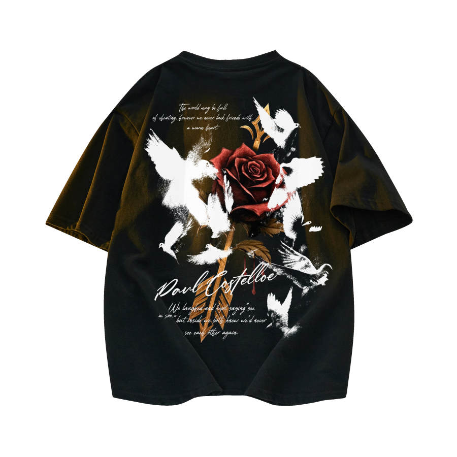 PAUL COSTELLOE Drop Shoulder Sleeve T Shirt Women's