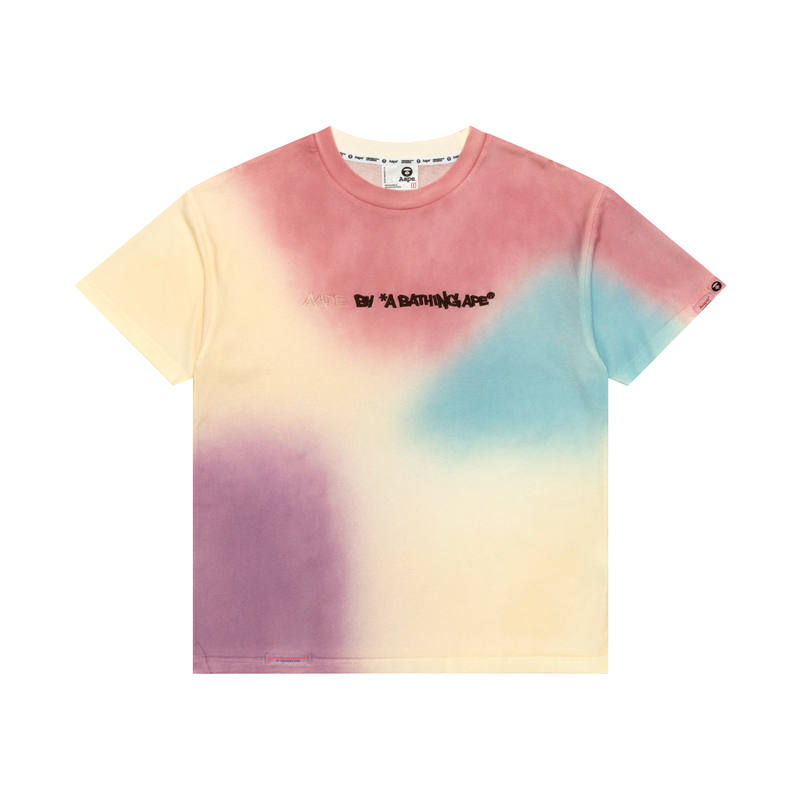 Aape T Shirts Women's Multicolor MLX Crew Neck Moderate Straight Fit