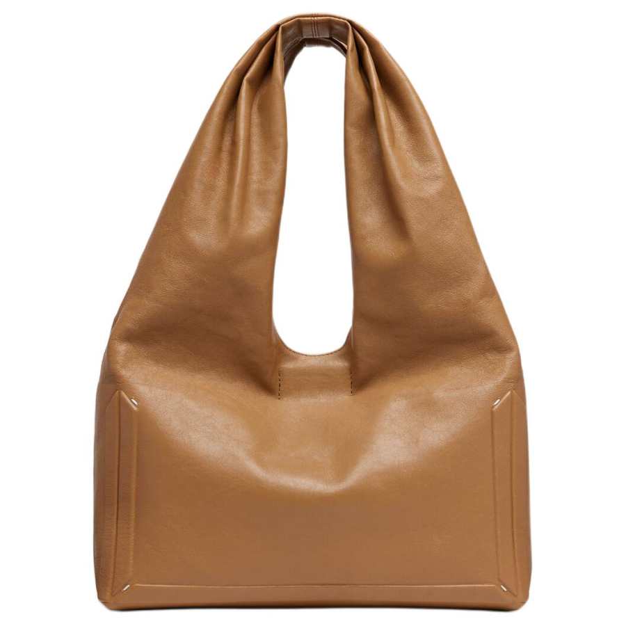 Maison Margiela Sheepskin Shoulder Bag Medium Women's Brown