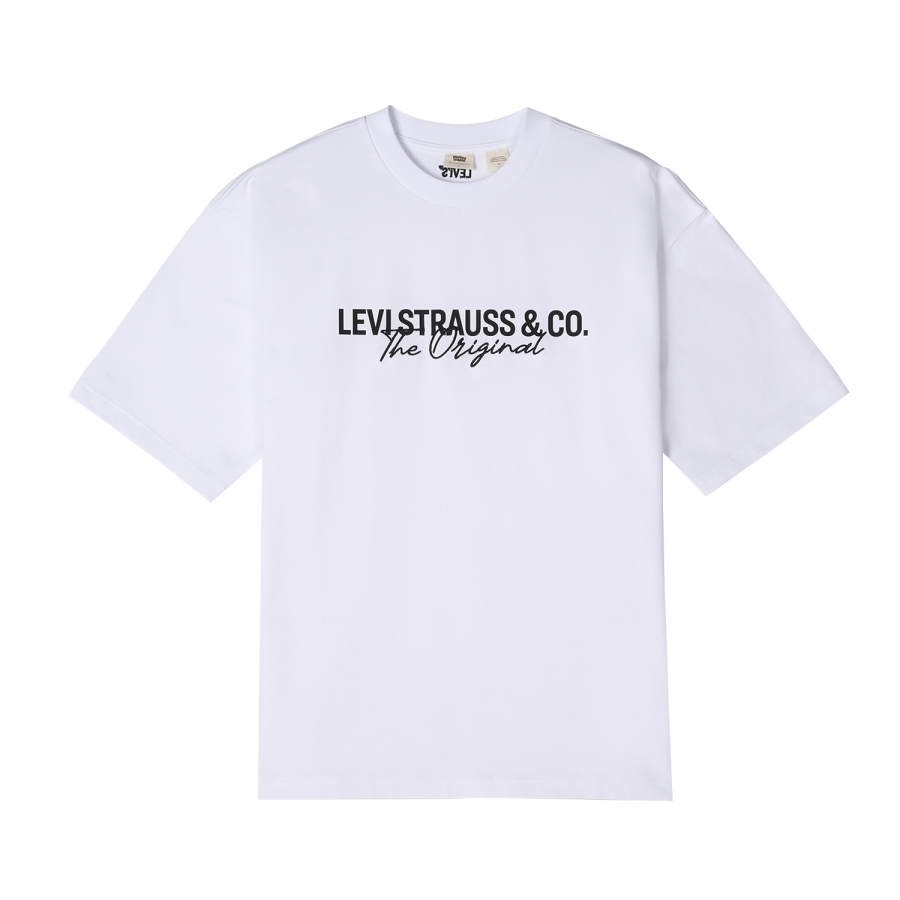 Levis Levis T Shirts Unisex White Crew Neck Thin