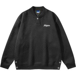 No Tears Sweatshirts Unisex Baseball Collar Moderate Regular
