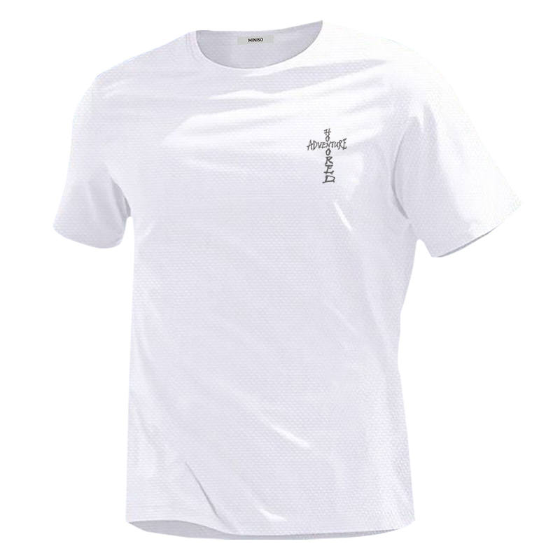 MINISO T Shirts Unisex Crew Neck Thin Straight Fit