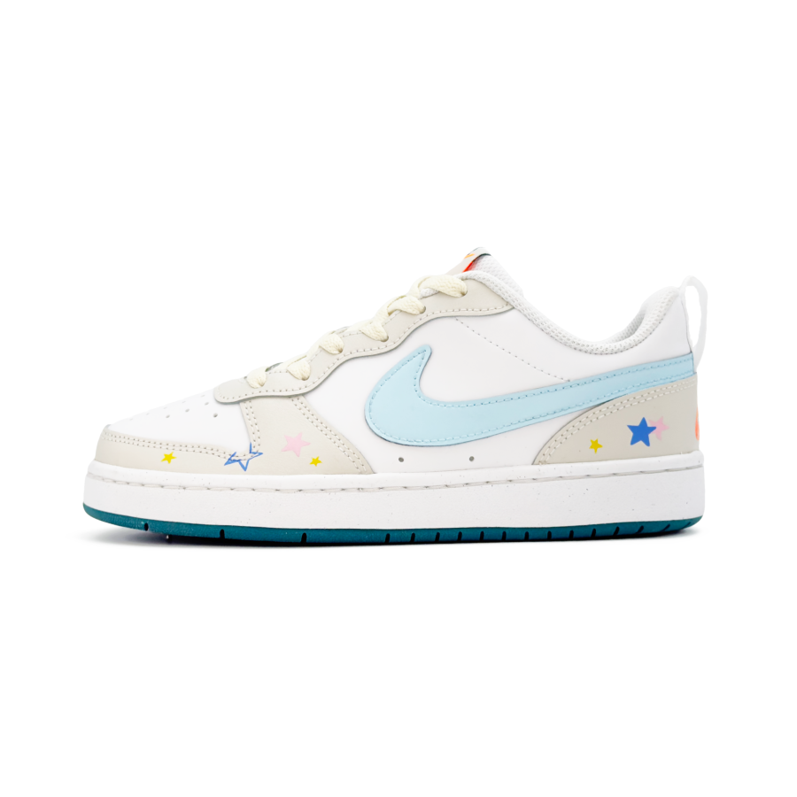 Nike Nike Court Borough 2 Slip Resistant Cushioning Abrasion Resistant Low top Kids' Skateboarding Shoes Unisex