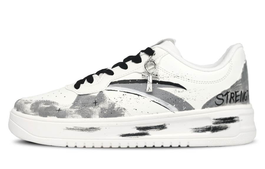 ANTA Easy 2 Skateboard Shoes Unisex Low Top White