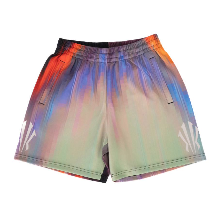 Anta Basketball Shorts Unisex Basic Black All Over Print