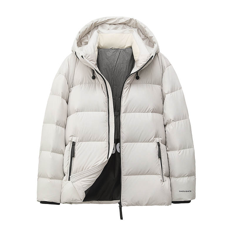 YALU Down Jackets Men's Hooded Thin Other