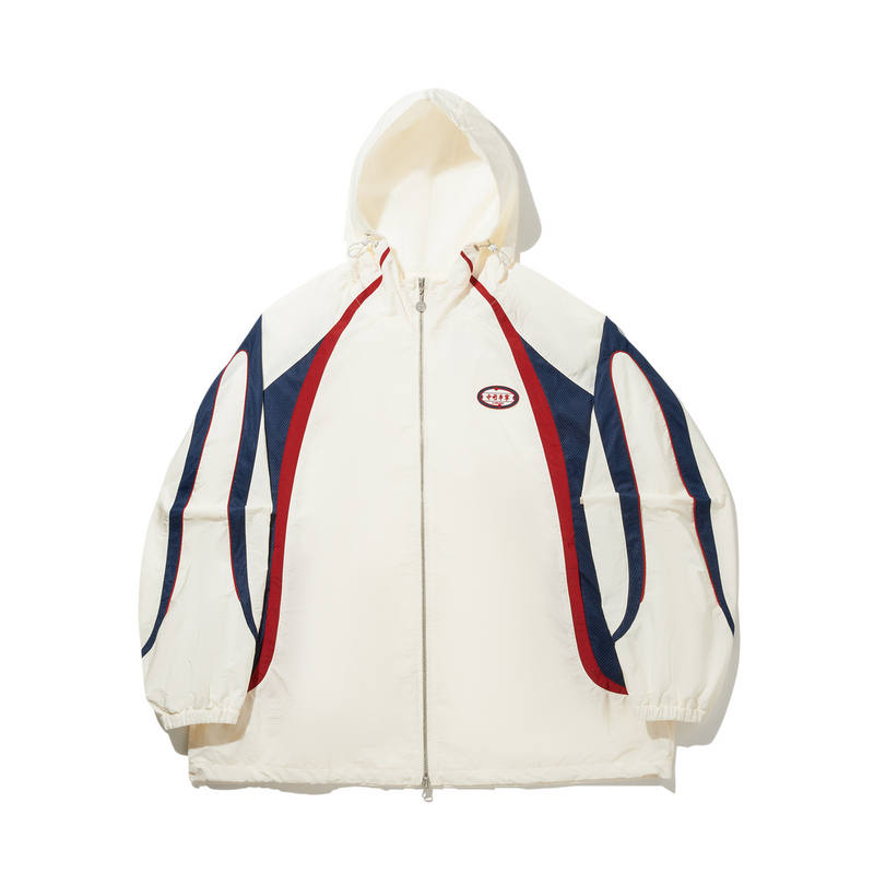 Li-Ning Li Ning Jacket Men's Ivory/Cherry Red/Deep Whale Blue
