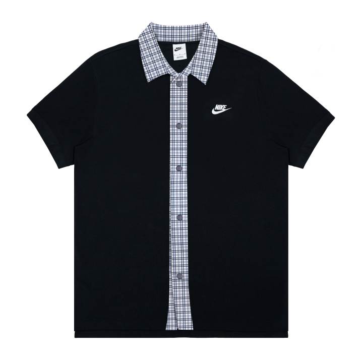 Nike Nike Sportswear Shirts Unisex Black Lapel Moderate