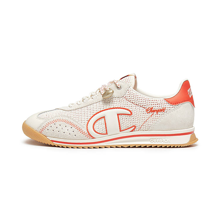Champion Low top Casual Shoes Women's Milk White/Clay Red