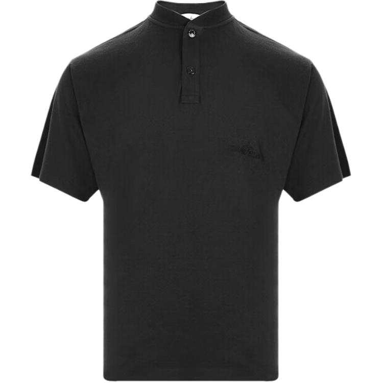 STONE ISLAND Polo Shirts Men's Black Moderate Straight Fit