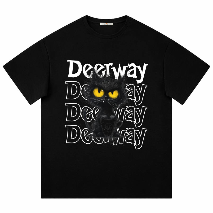 DEERWAY T Shirts Unisex Crew Neck Moderate Straight Fit