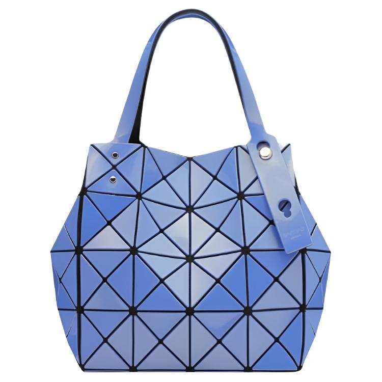 ISSEY MIYAKE CARAT Polyvinyl Chloride Resin Handbag Regular Women's Blue