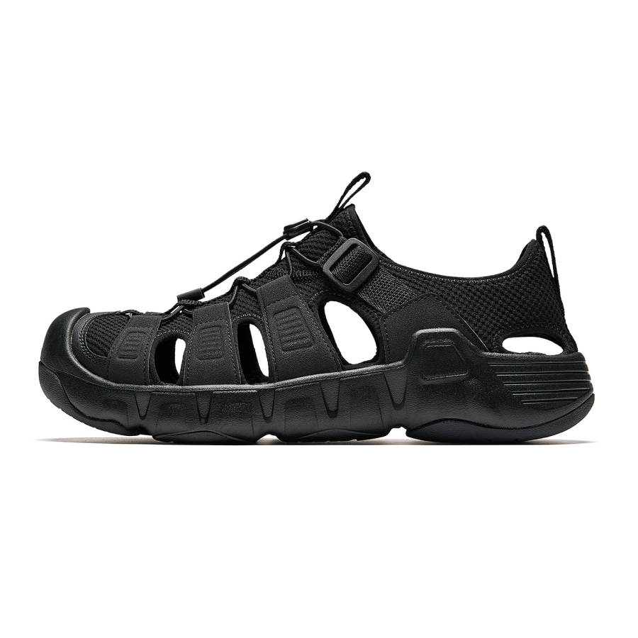Anta Slip Resistant Abrasion Resistant River Trekking Shoes Men's Basic Black
