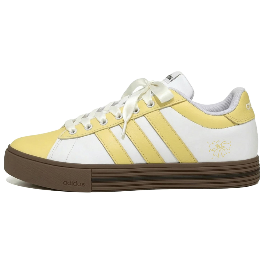 Adidas Adidas Daily 4.0 Brownie Low top Skateboard Shoes Unisex Yellow White