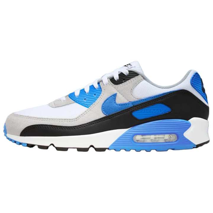Nike Nike Air Max 90 Running Shoes Men's White Gray Black