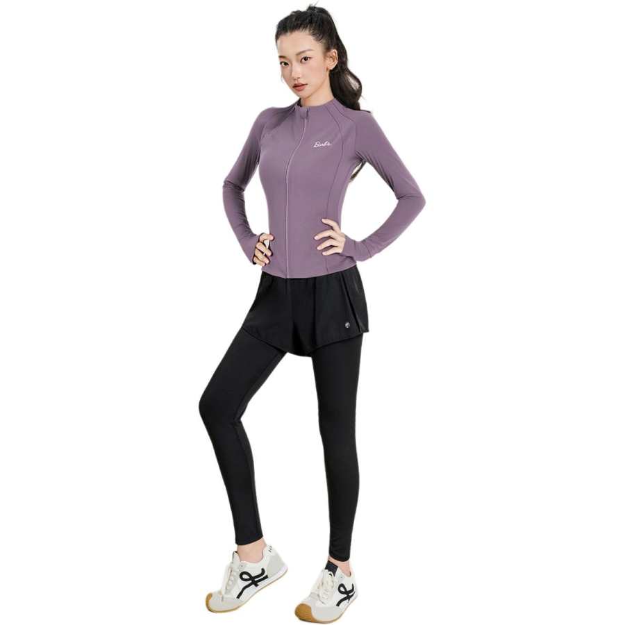 Barbie Fitness Sets Women's Stand Collar Moderate