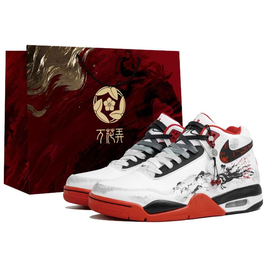 Nike Nike Flight Legacy Vintage Basketball Shoes Men's Mid Top Red