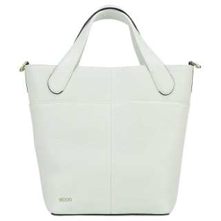 Ecco Cow Leather Handbag Small Women's Ecru
