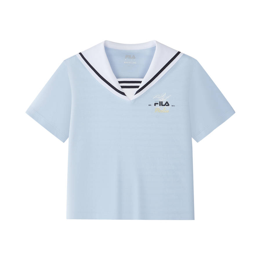FILA KIDS Short Sleeved Sky Blue Kids'