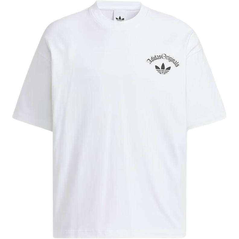 Adidas Originals T Shirts Men's White Crew Neck Moderate