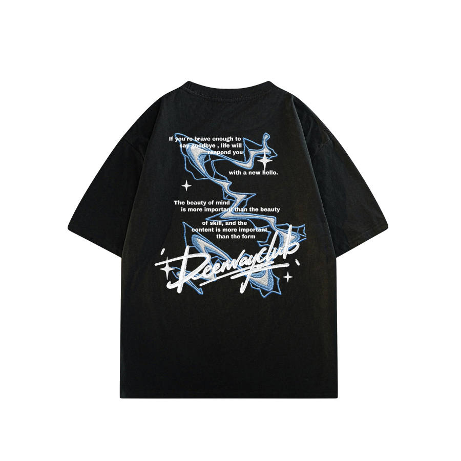DEERWAY T Shirts Unisex Crew Neck Moderate Straight Fit