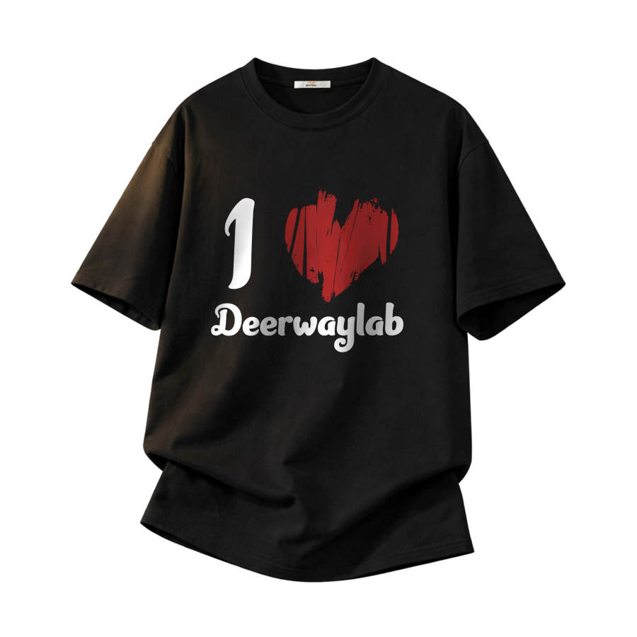 DEERWAY T Shirts Unisex Crew Neck Moderate Straight Fit