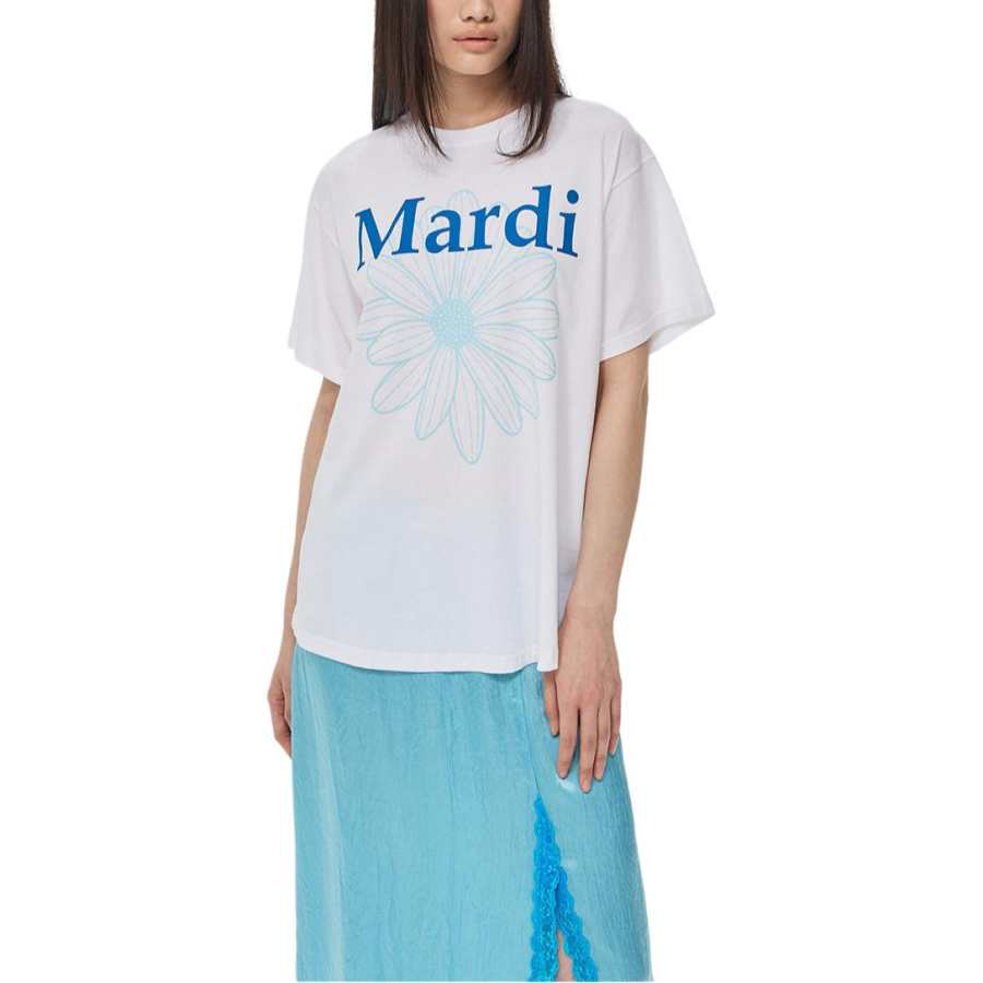MARDI MERCREDI T Shirt Women's Korean Style