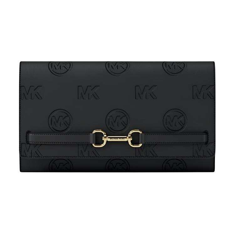 MICHAEL KORS MICHAEL KORS Carson Polyurethane Wallet Large Women's Black