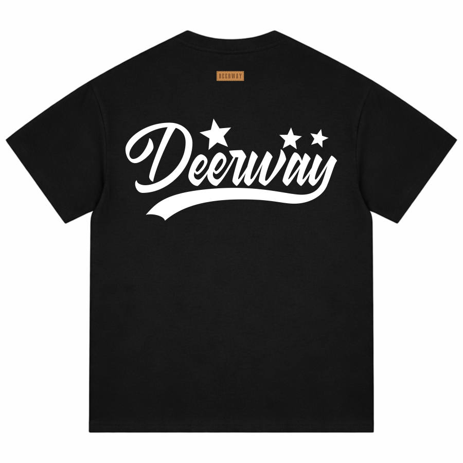 DEERWAY T Shirts Unisex Crew Neck Moderate Straight Fit