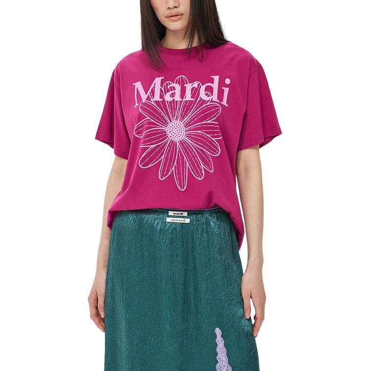 MARDI MERCREDI T Shirt Women's Korean Style