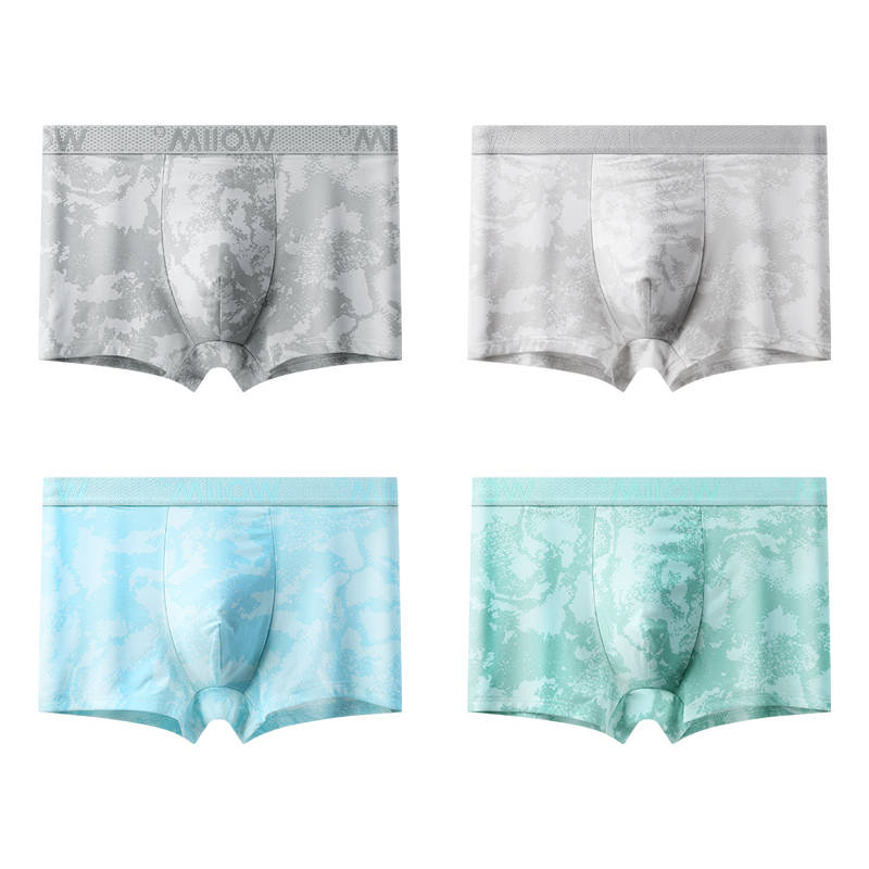MIIOW MIIOW Cool One Summer Series Boxer Briefs Men's 4 Pack