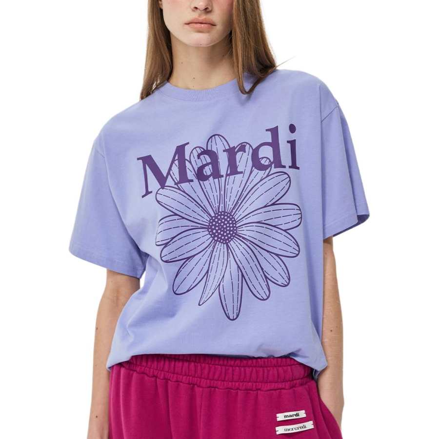 MARDI MERCREDI T Shirt Women's Korean Style