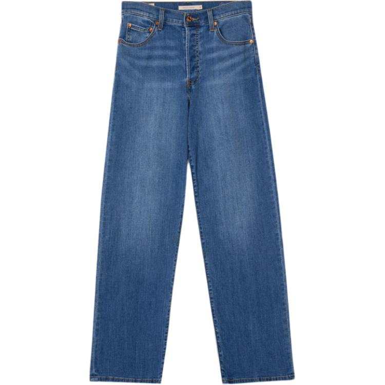 Levis Ice Cool Series Jeans Women's Medium Blue Moderate Straight Fit Pants