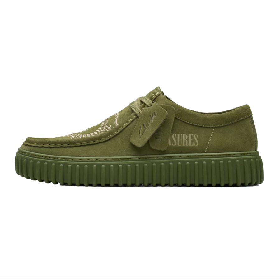 Clarks x Pleasure Casual Shoes Men's Olive Green