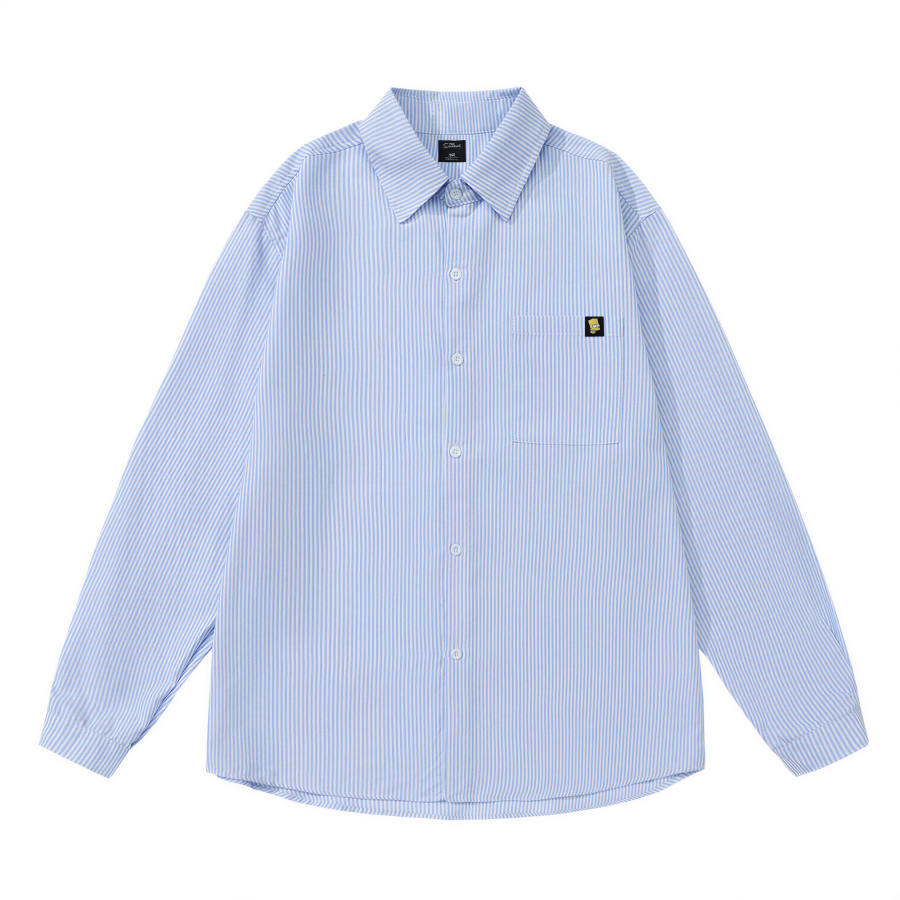 The Simpsons Shirts Unisex Pointed Collar Moderate Other