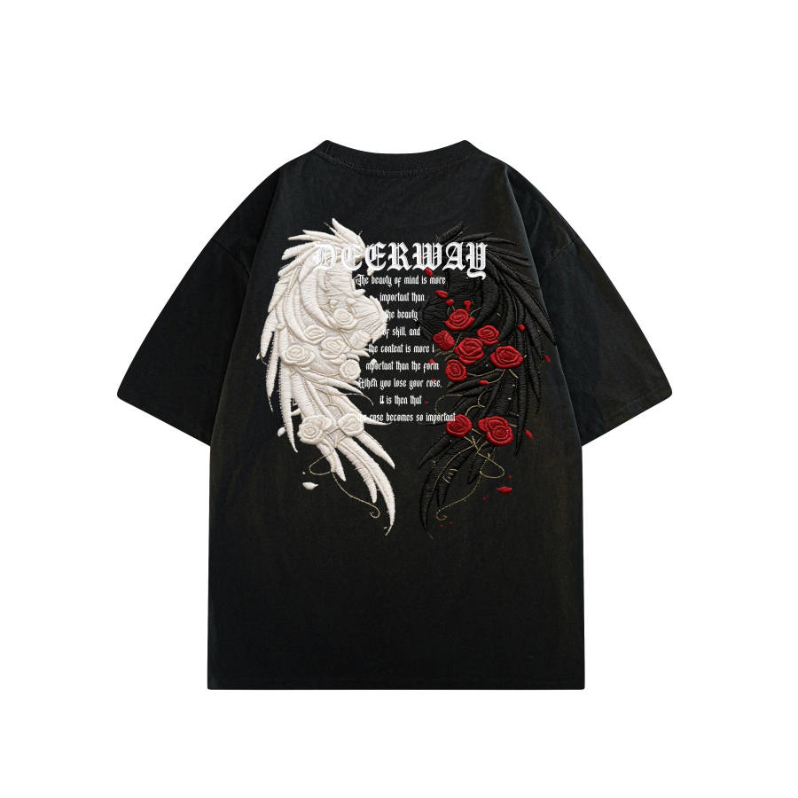 DEERWAY T Shirts Unisex Crew Neck Moderate Straight Fit