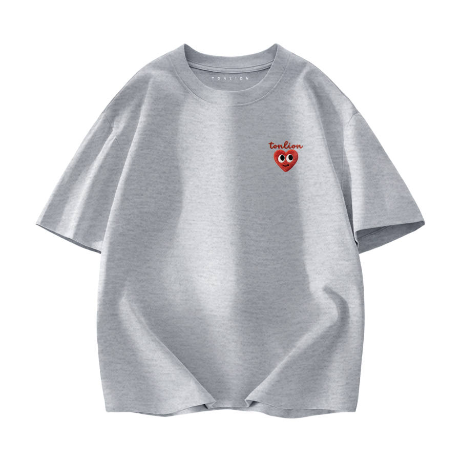 Tonlion T Shirts Unisex Crew Neck Moderate Straight Fit