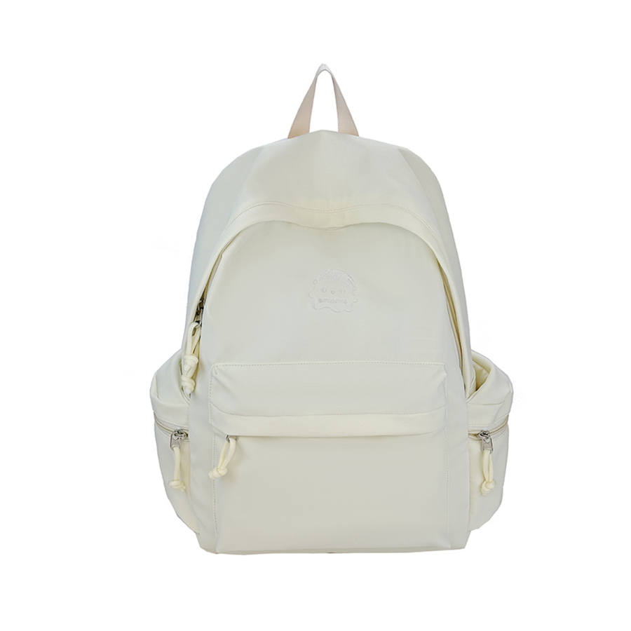 YALU Nylon Backpack Regular Unisex White/Black/Yellow/Blue/Red