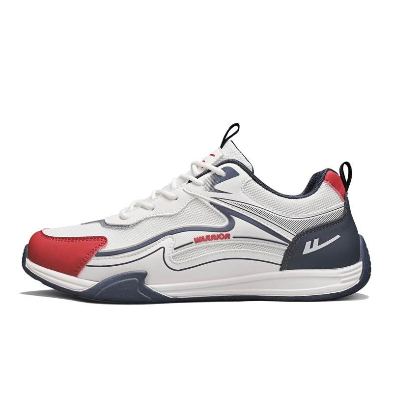 Warrior Synthetic Leather Lightweight Breathable Low top Skateboard Shoes Men's
