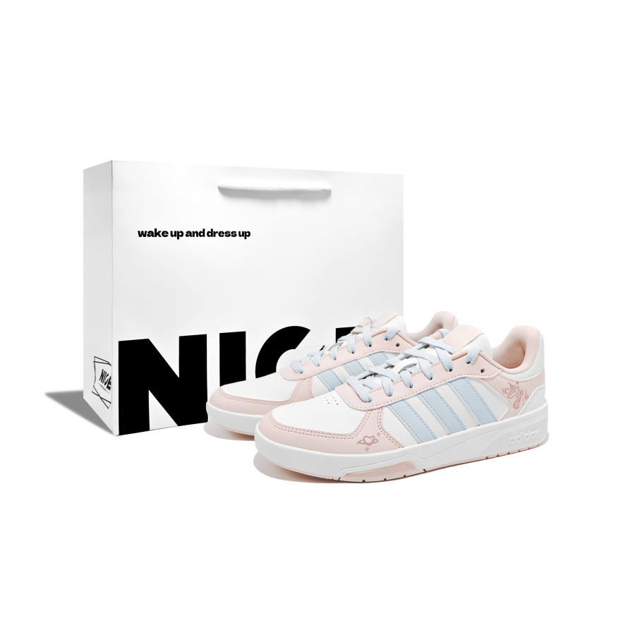Adidas Adidas COURTBEAT Unicorn Star BOX Sweet Girl, Cute, Good Looking, Fashion Trend, Girlish Style Synthetic Leather