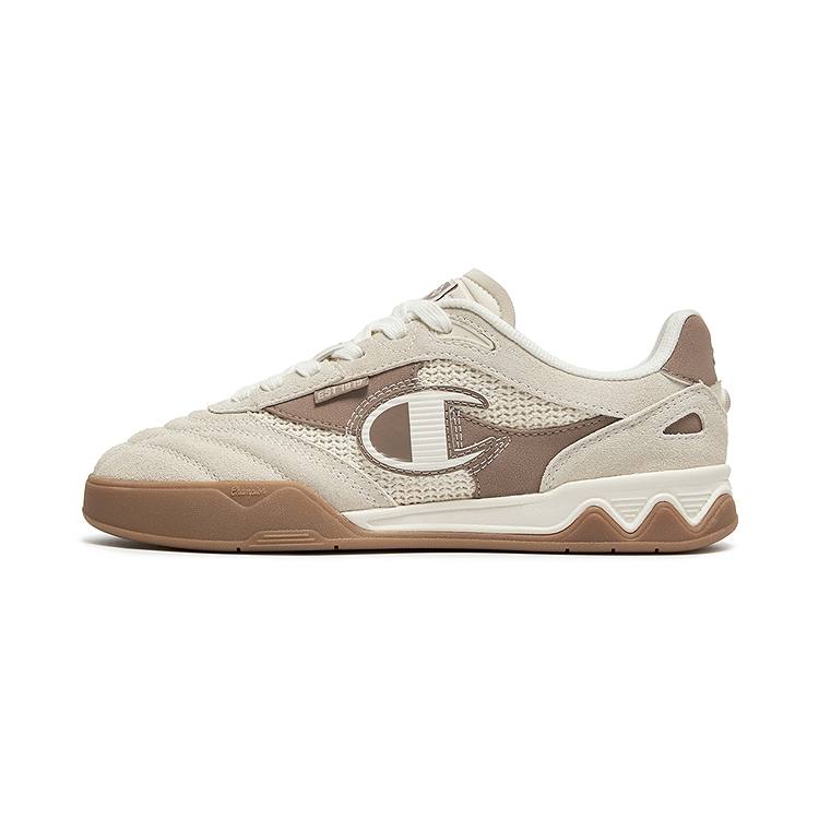 Champion Low top Skateboard Shoes Women's Linen/Velvet Brown