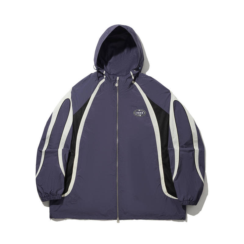 Li-Ning Li Ning Jacket Men's Mist Blue Purple/Ivory/Black