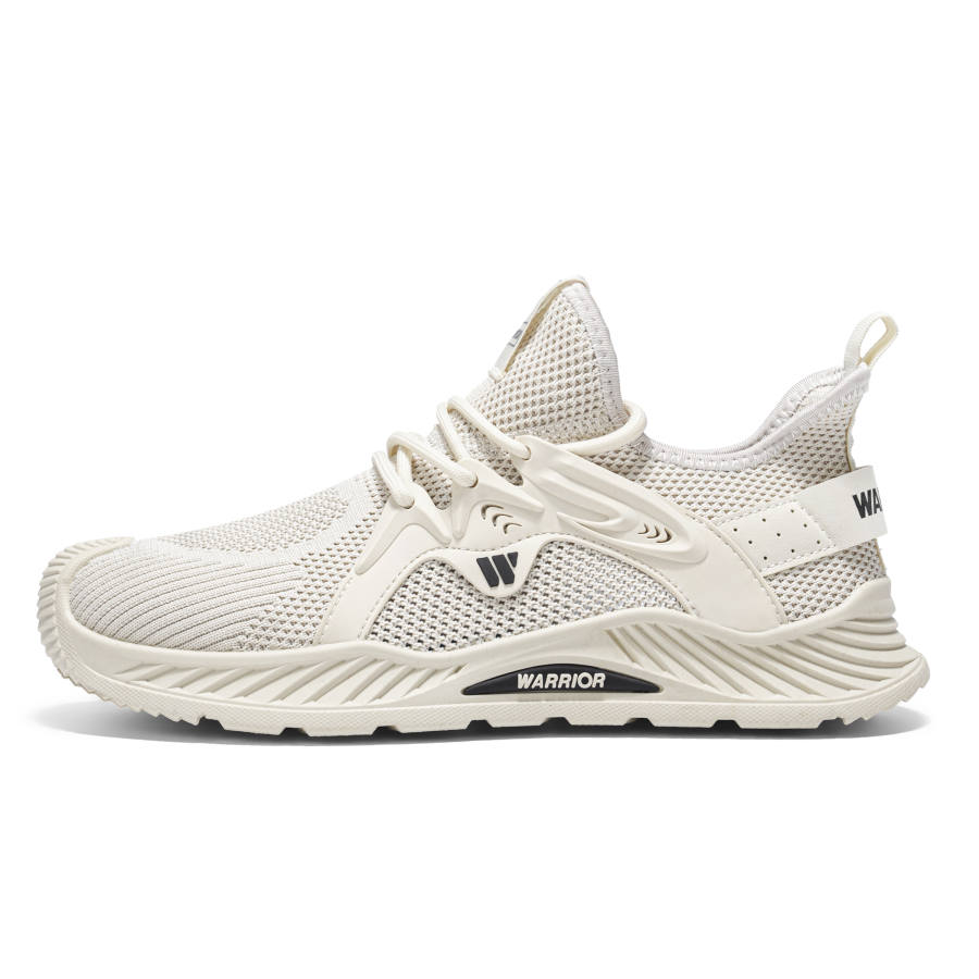 WARRIOR WARRIOR Casual Shoes Men's Low Top Beige/Gray/Black